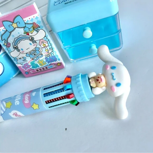 🩵(CIN308) Cinnamoroll Adorable 8-Piece Pencil Case Bundle! - Picture 8 of 10